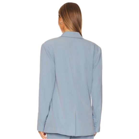 NWT Double Breasted Blazer in Storm WeWoreWhat Large - Picture 2 of 5